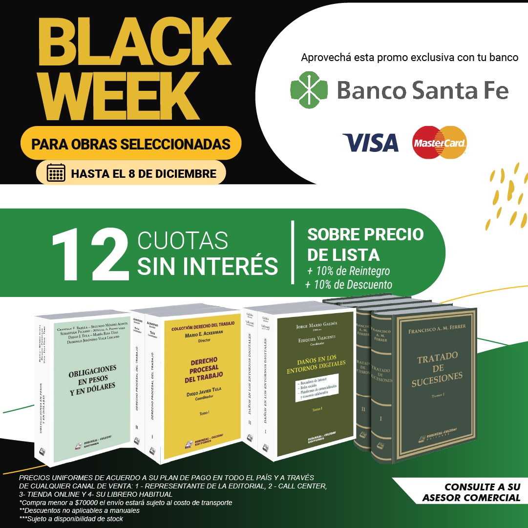 Black Week para obras seleccionadas